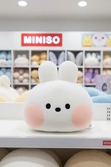 Miniso Minini Koleksiyonu 17 inç Baş Şeklinde Yastık (conini