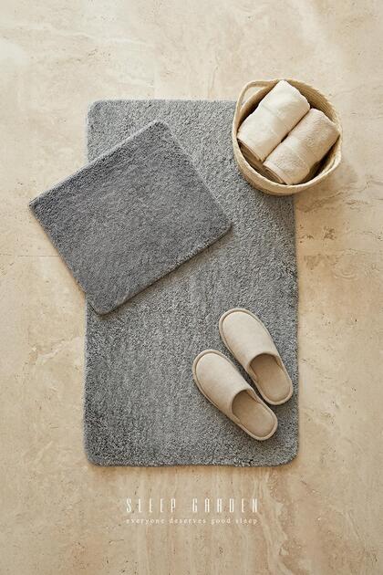 Luniva Banyo Paspas Seti Kaydırmaz 60x100 cm + 40x60 cm