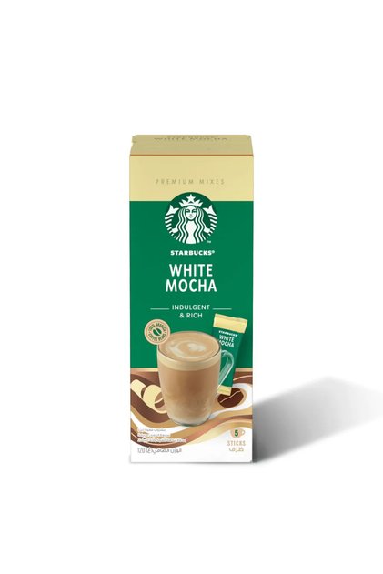 White Mocha Premium Instant Coffee Sachets 120gms- 5 Sticks