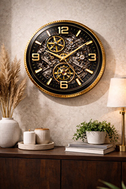 Ornamenti Design Cogsphere Metal Çarklı Duvar Saati - Fiyatı