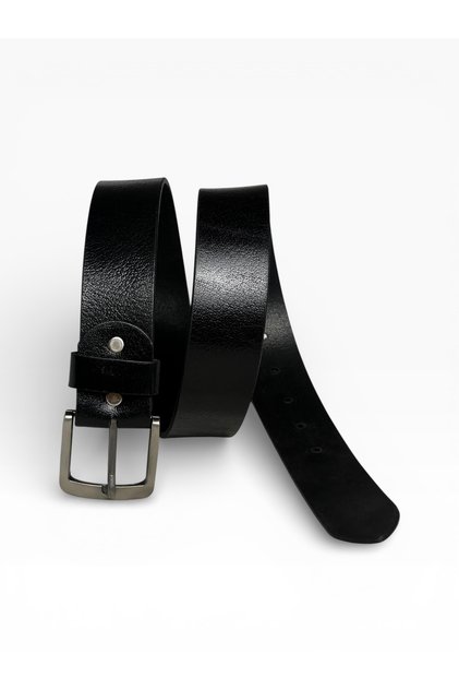 Men’s 100% Genuine Leather Belt | Classic Metal Buckle | Durable Casual & Formal Wear Belt