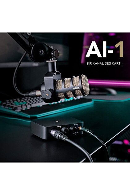 Rode AI-1 Stüdyo USB Ses Kartı - Distribütör Garantili - Fiyatı