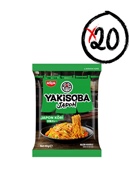 Yakisoba 132品 Nissin Noodles NİSSİN YAKİSOBA NOODLE CHILI SOS 84 GR*20 - Fiyatı