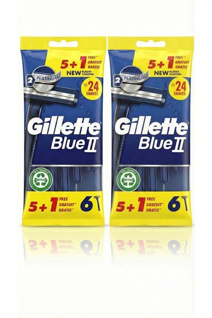 Lame de ras de unică folosință Blue2 Plus 5+1 x2 pachet