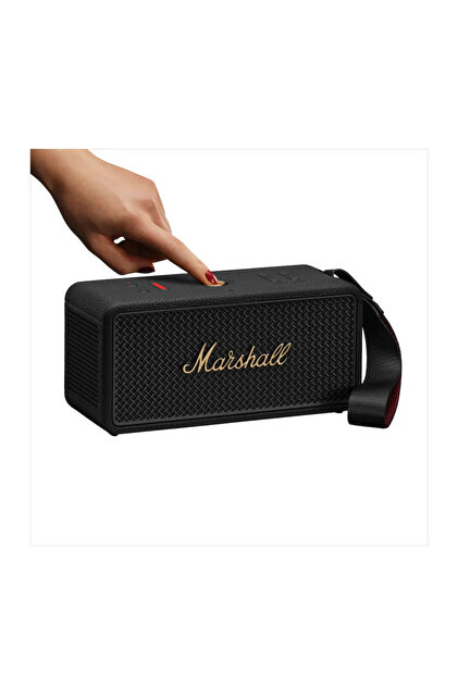 Marshall Middleton II Bluetooth Hoparlör, Black/Brass - Fiyatı