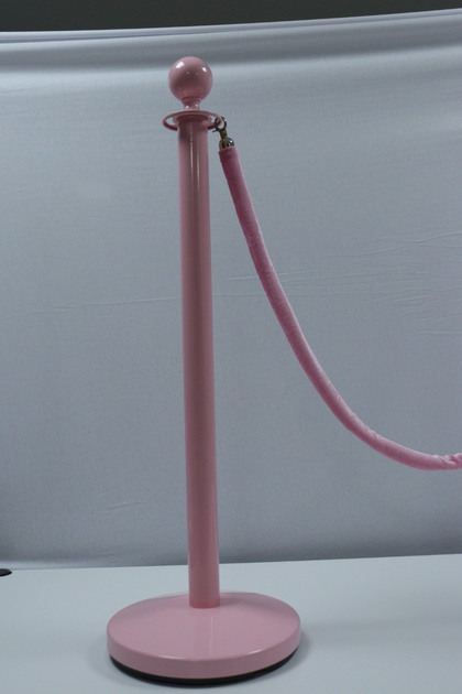 Pink 1 Piece Pole Protocoll Barrier (Without Rope)