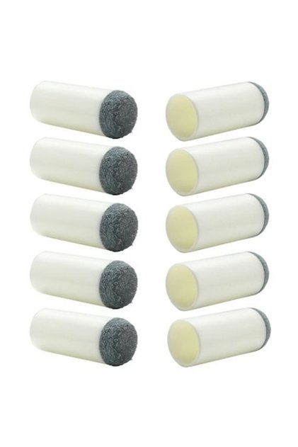 Vârf pentru tac de joc cu diametru de montare prin presiune 12 mm, set de 10