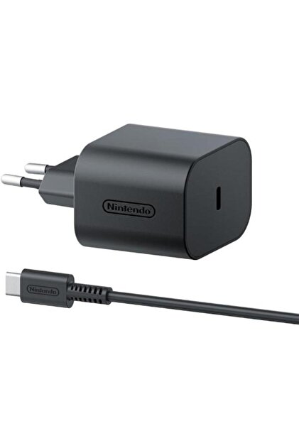 Nintendo Switch 2 AC Adaptör Orijinal Türkiye Girişli Şarj