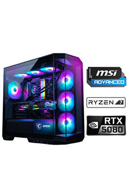 Vural Elektronik AMD RYZEN 7 9800X3D-RTX 5070 Tİ 16 GB-32 GB RAM-1