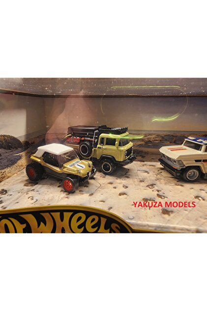 HOT WHEELS PREMİUM 4 LÜ SET OFF ROAD Collection TOYOTA LAND