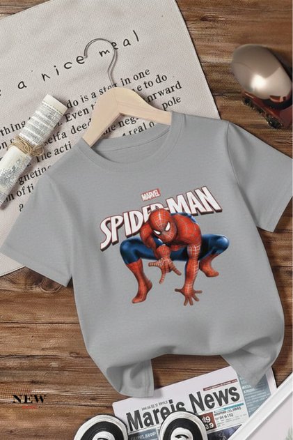 Spider-Man Printed Unisex Children's T-Shirt