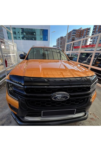Ford Ranger Kaput Rüzgarlığı 2023 - Yılı ve Sonrası Uyumlu Parlak Siyah