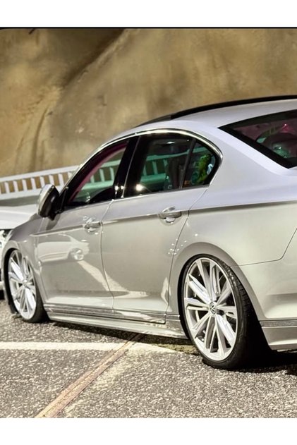 PASSAT B8/B8,5 RLİNE TUNGSTEN GRİ BOYALI LB7W FİBER MARŞPİYEL YAN ETEK