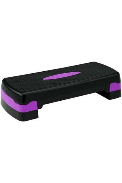 Aerobic Exercise Step Platform, Adjustable Height, Non-Slip Surface, 2 Levels, 110kg Weight Capacity
