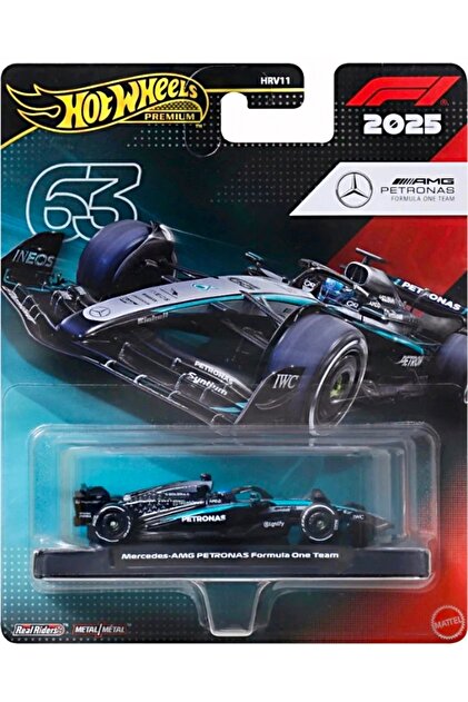 HOT WHEELS 2025 Formula 1 Mercedes-Amg Petronas F1 Team no 63