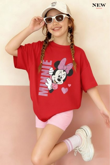 IMPRIMAT MINNIE UNISEX COPII tricou