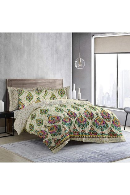 Bedspread with Movable Filling - Classic Green