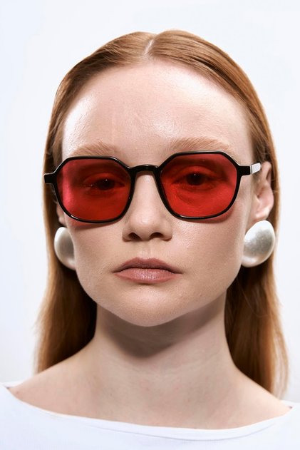Sezar Black Red Circadian Balance Glasses