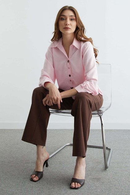Heart and Sun Embroidered Casual Shirt