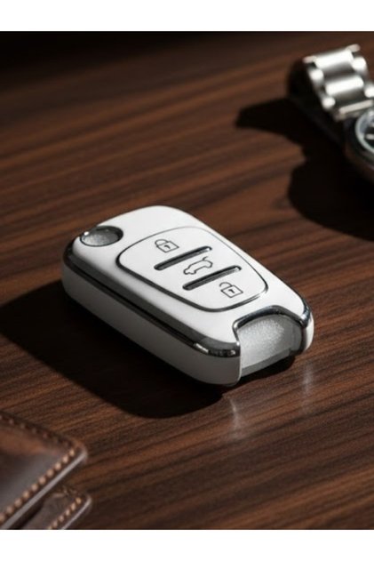 For Hyundai Kia Accent I10 I20 I30 Ix25 Ix35 Elentra Ceed Picanto Rio 3 Button Nano Key Case Cover White