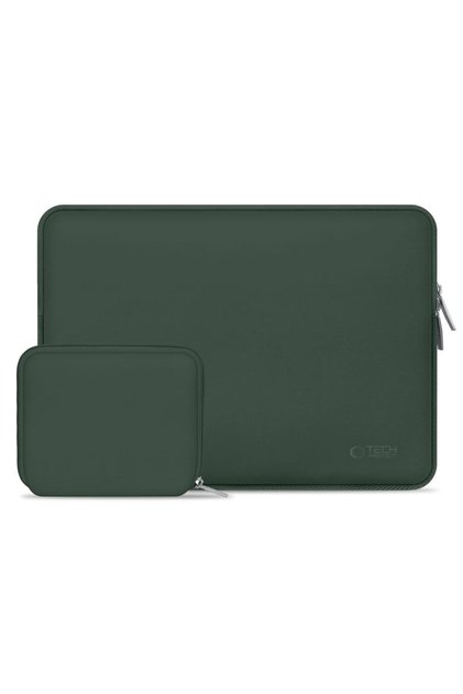 Set huse NeoSlim pentru laptop și accesorii, 15-16 inch, verde