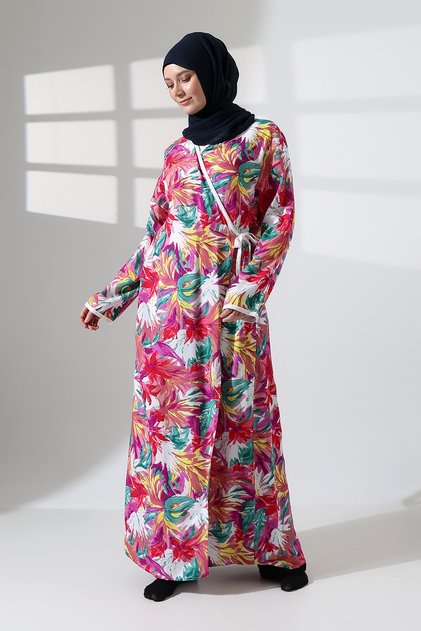 WOMEN'S SIDE TIE VISKOSE Prayer Dress LIKAPA