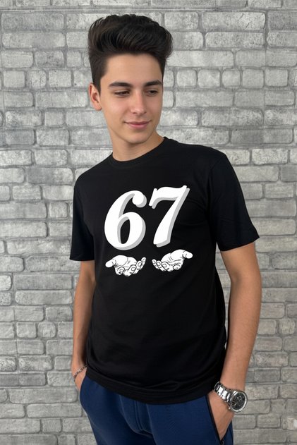 Six Seven Printed Unisex T-Shirt for Children / Adults (with Surprise Gift)