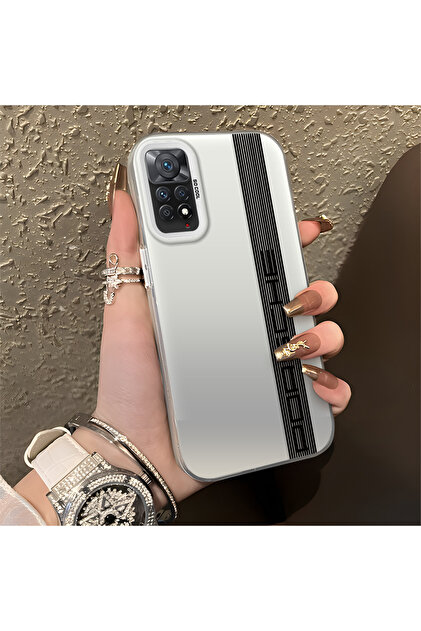 Car Badge Pattern Anti Fall Slim Hard Case Compatible with Redmi Note 11 Pro