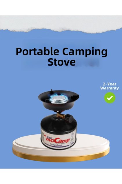 Set de aragaz de camping compact și ușor cu butelie de gaz