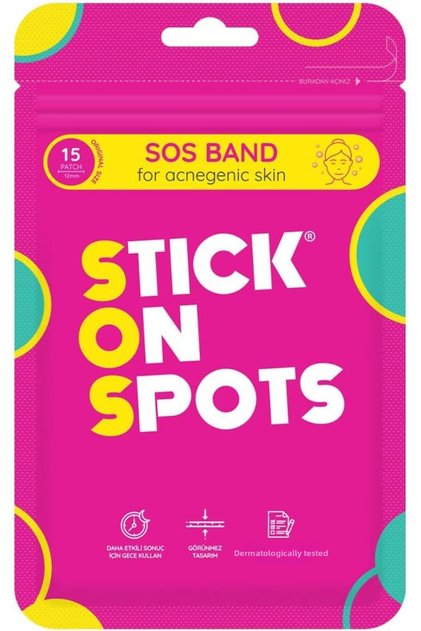 Stick on spots sos band /acne band 15 pieces
