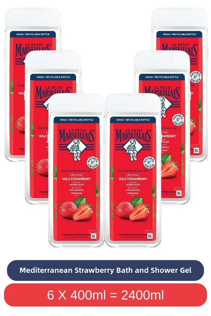 Mediterranean Strawberry Shower Gel 400 ml X6