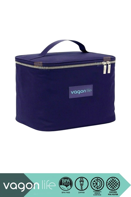 Thermal Insulated 22X15.5X16.5Cm Size and Oxford Fabric Pocket Thermos Lunch Bag-Lunchbox Bag