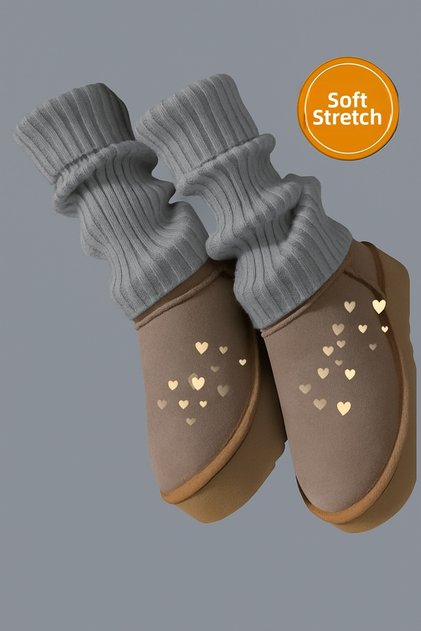 100% Acrylic Premium Knitwear Knit Leg Warmer Foot Warmer Leggings