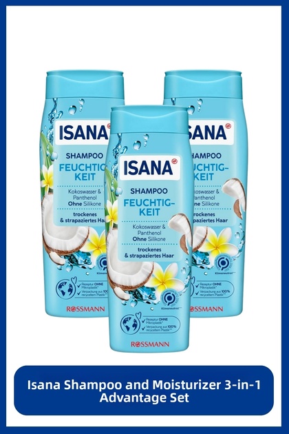 Shampoo and Moisturizer 3-Piece Advantage Set
