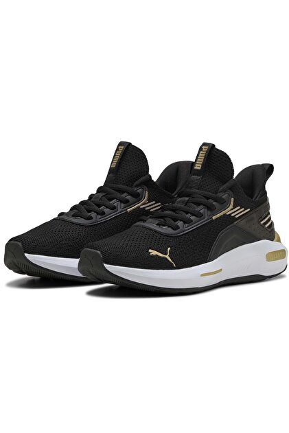 Puma Softride Enzo 5 Hype 311726 Unisex Spor Ayakkabı SİYAH-ALTIN
