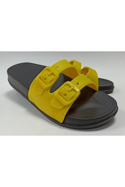 Talpă Anatomică Neagră Plastic Moale Extra Ușoare Piscină Femei Mare Plaja Acasă Și Stradă Papuci Eva