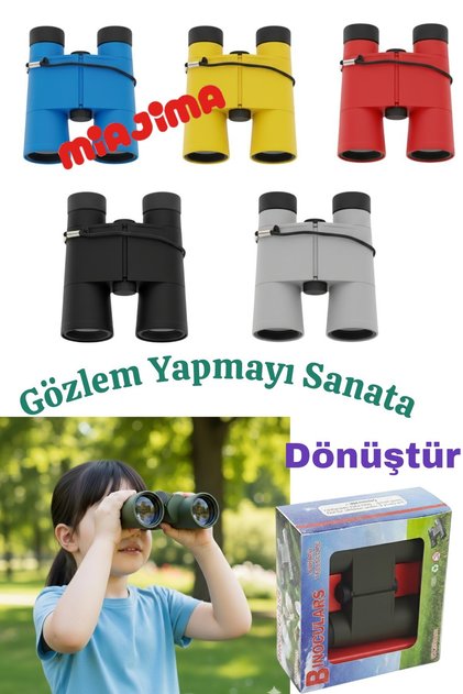 Oyuncak Çocuk Dürbün Uzak Yakın Ayarlı Kutulu