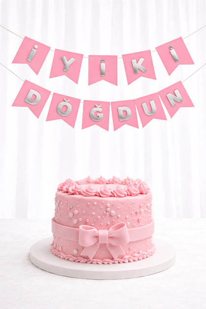 Pink Cardboard Happy Birthday Lettering Birthday Banner Birthday Decorations Birthday Balloons