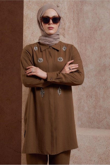 STONE PRINTED PANT SUIT 43935