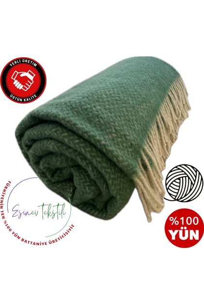 ÇİFT KİŞİLİK %100 YÜN BATTANİYE,kalitede birinci,bu battaniye bir inci! Puf puf yün.