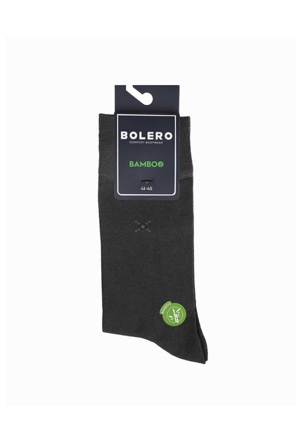 Men's Premium Stitch-Free Bamboo Socks Smoked Cross Pattern