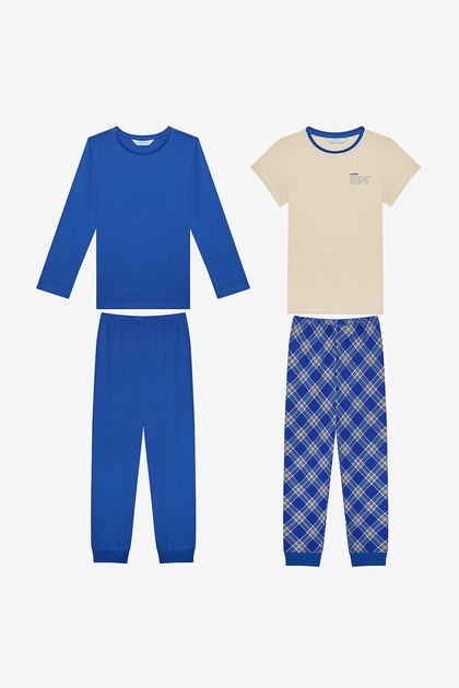 Boy's Rodeo 2-Piece Multicolor Pajamas Set