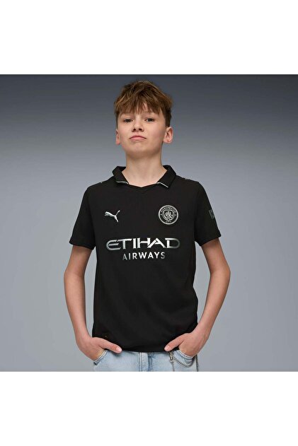 Puma Manchester City 25/26 Youth Away Jersey - Trendyol