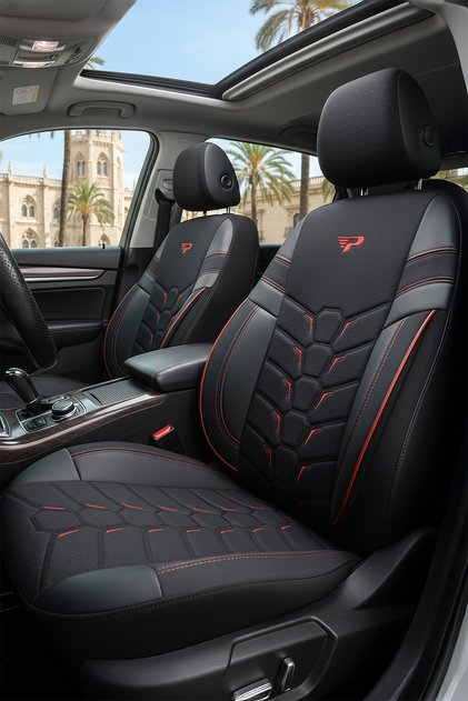 PANDA VALENCİA SERİSİ JAKAR KUMAŞ OTO KOLTUK KILIFI - TAM SET