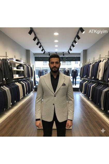 Blazer Jacket Astarl Slimfit Summer Thin Close Design
