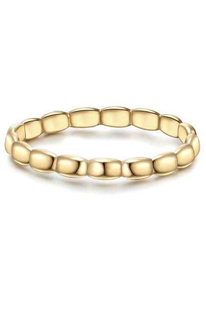 Silberring Ring Sterling Silber gelbgold