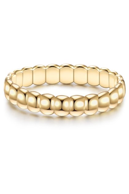 Silberring Ring Sterling Silber gelbgold