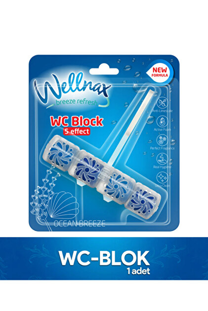 Wellnax breeze refresh ( 1 ADET ) WC Blok Okyanus – Yoğun Köpük