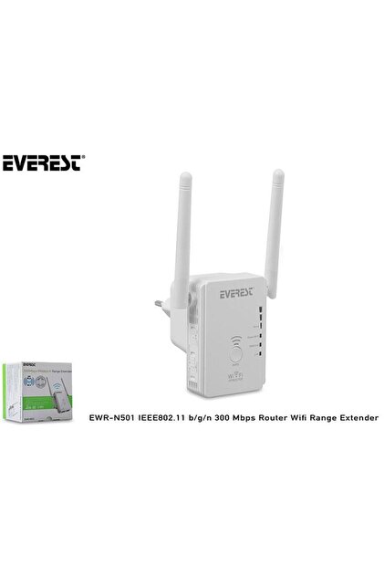 Everest Ewr-N501 300 Mbps Range Extender Sinyal Güçlendirici