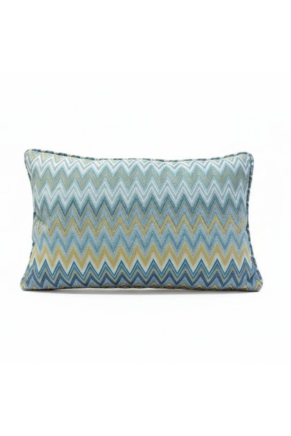 Zigzag Pattern Avant-Garde Throw Pillow Cover 35*50 Shiny Woven Fabric Luxury Series